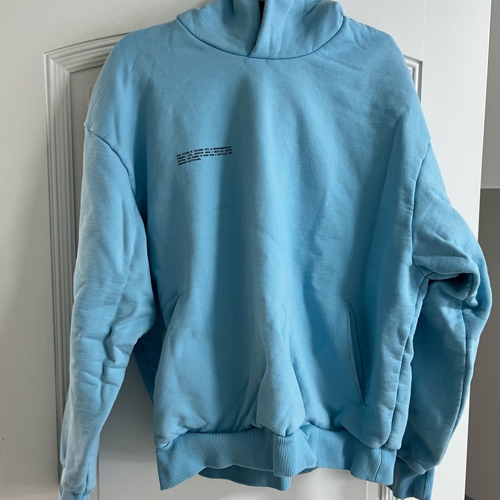 Pangaia Men's Blue Hoodie and Jogger Set